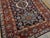 Excellent Navy Background With Symmetric Knots Geometric Pattern Antique Persian Karajeh Rug For Sale - Image 13 of 15
