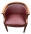 Lexington Burgundy Leather Chair For Sale
