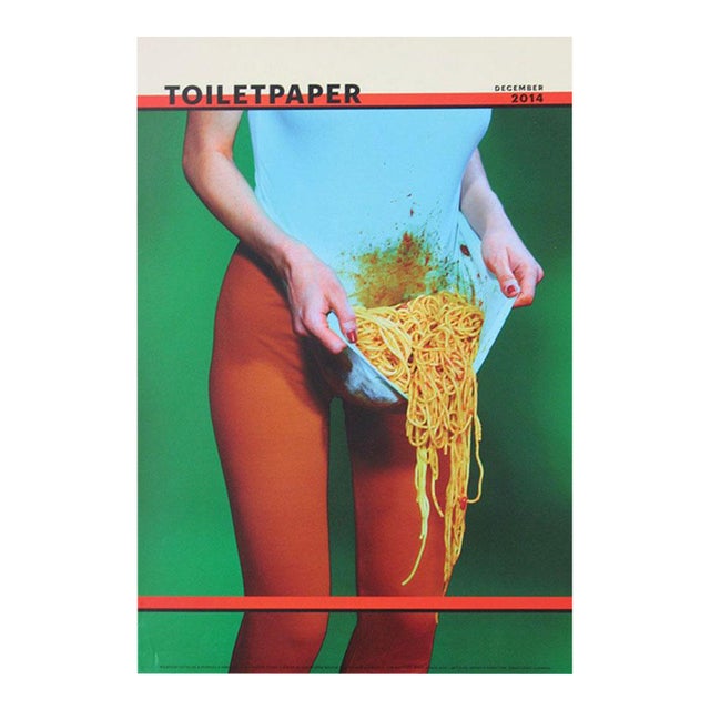 Maurizio Cattelan Toiletpaper Official Poster For Sale