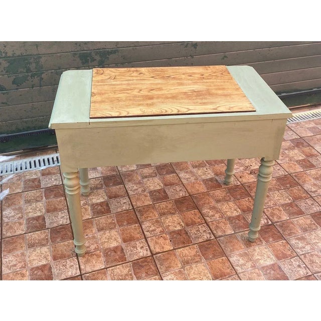 Desk in Oak & Pine, 1950s For Sale - Image 11 of 17