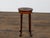 19th Century 19th-Century English Walnut Stool with Hand-Cut Central Handle and Pad Feet For Sale - Image 5 of 10