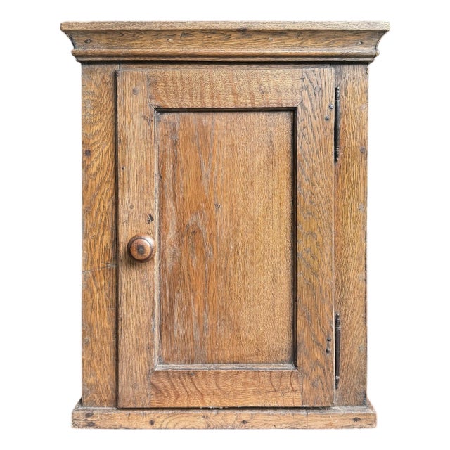 18th Century Danish Oak Kitchen Cupboard For Sale