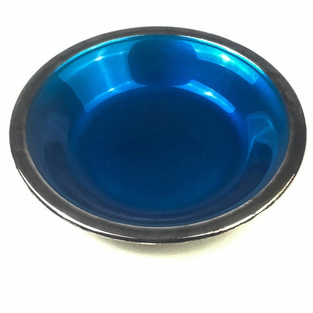 Reed & Barton Enamel Silver Plated Trinket Dish For Sale - Image 10 of 10