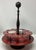 French country cordial, liqueur caddy w turned wood carrying pole. This item has been used heavily and is well loved. It...