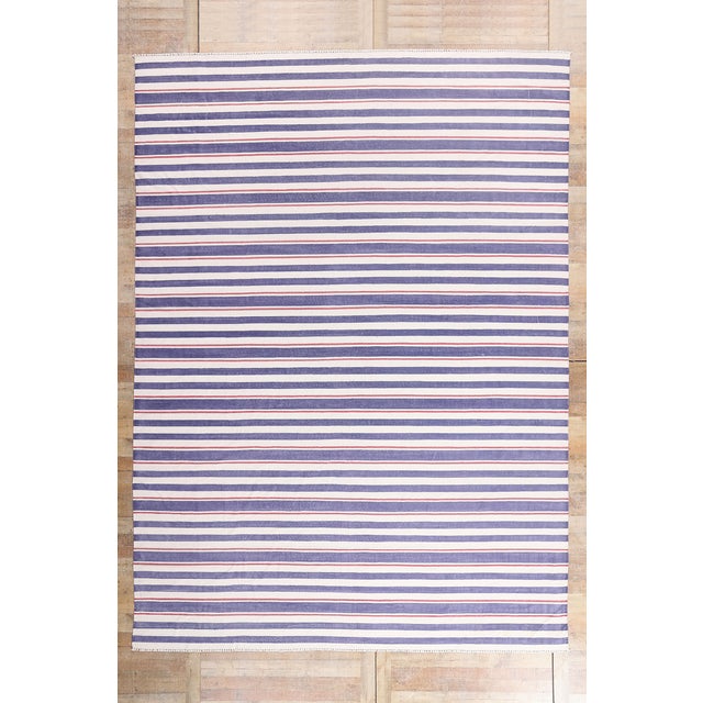 Vintage Indian Dhurrie Rug, 09'11 X 13'09 For Sale - Image 10 of 10