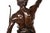 A Fine 36” H French Antique Bronze Sculpture “Victory” by Eugene Marioton For Sale - Image 12 of 18