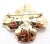 1980s Tiffany & Co. Dogwood Yellow Gold Diamond Pin Brooch Pendant For Sale In Philadelphia - Image 6 of 10