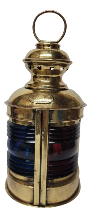 Antique Boat Lantern of Solid Brass