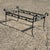 Salterini Vintage Salterini Art Nouveau Wrought Iron Garden Patio Rectangular Coffee Table For Sale - Image 4 of 12