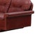 Contemporary 1970s Danish Oxblood Leather Sofa in the Style of De Sede by Thams Kvalitet For Sale - Image 3 of 8