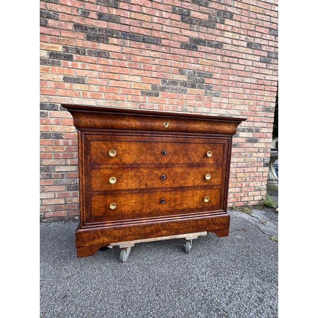 Brown 19th Century Louis Philippe Chest of Drawers For Sale - Image 8 of 15