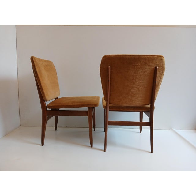Low Mid-Century Italian Chairs, 1950s, Set of 2 For Sale - Image 4 of 9