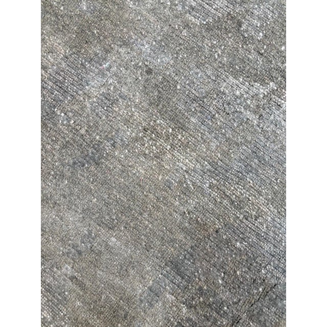 Modern Silk and Wool Nepalese Rug , 7'9" X 9'9" For Sale - Image 3 of 4