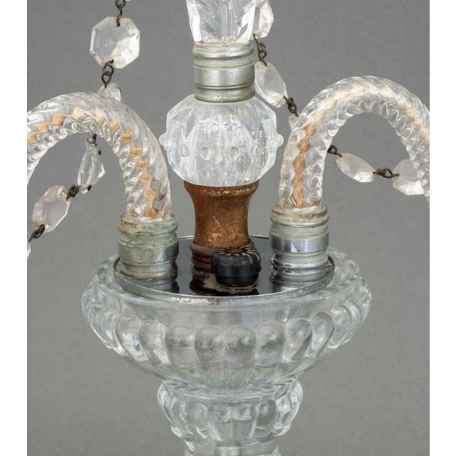 Victorian Style Cut Crystal Candelabra, Pair For Sale - Image 4 of 13