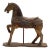 1920s French Hand-Carved Wooden Carousel Horse For Sale