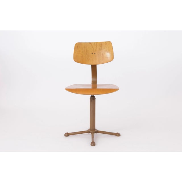 Vintage German Industrial Chair from Drabert, 1960s For Sale - Image 8 of 10