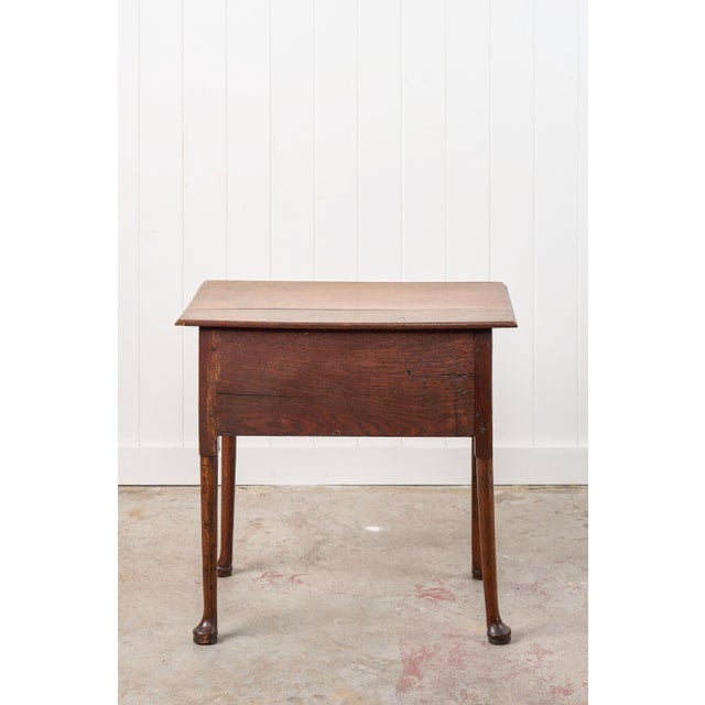 18th Century Georgian Period Oak Lowboy For Sale - Image 15 of 15