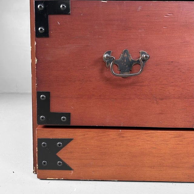 Japanese Tansu Storage Cabinet, 1980s For Sale - Image 12 of 16
