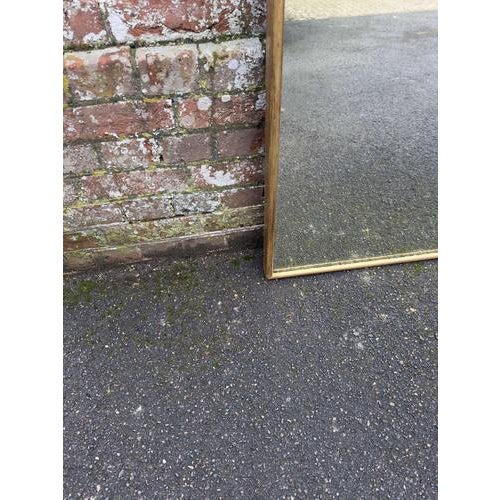 Large Antique French Gilt Bistro Mirror, 19th Century For Sale - Image 4 of 7