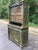 Antique Swedish Gustavian Style Painted Pine Two-Piece Hutch Cabinet For Sale In Atlanta - Image 6 of 10