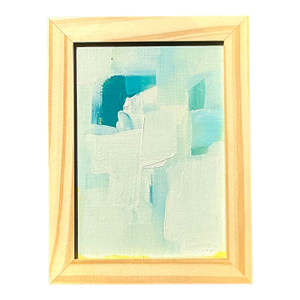 Vintage Original Abstract Oil Painting on Canvas
