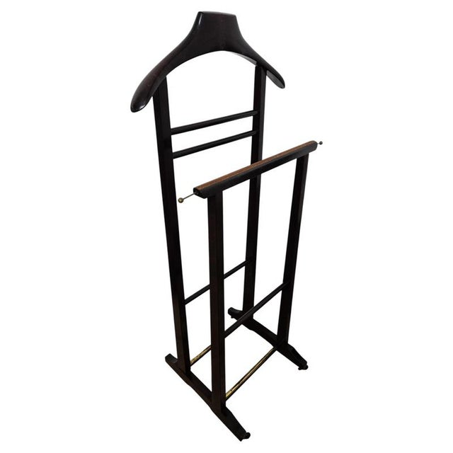 Mid-Century Italian Wood Valet Stand, 1970s For Sale - Image 9 of 9