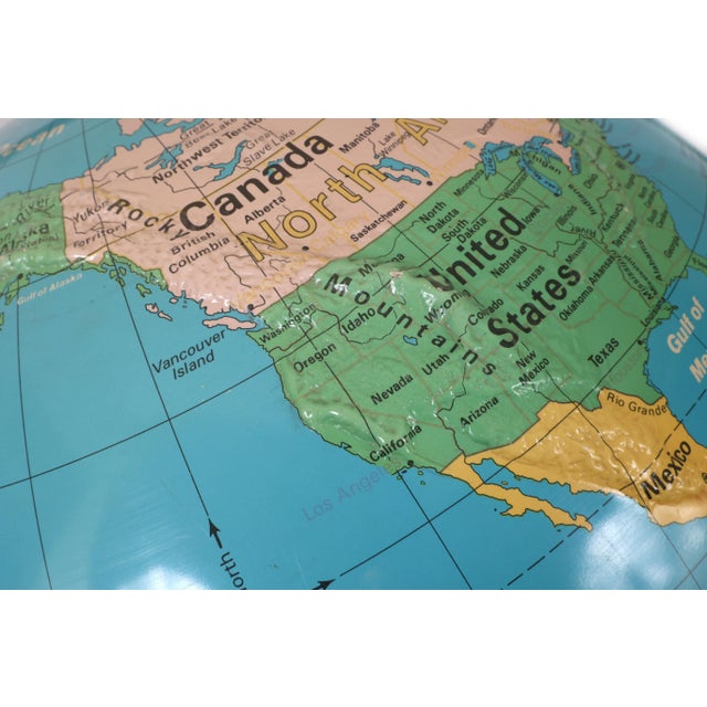 1990s 16" Nystrom Readiness World Globe - Vintage 1994 For Sale - Image 5 of 11