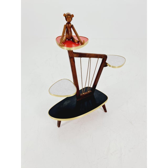 Contemporary Mid-Century German Minimalist Plant Stand, 1960s For Sale - Image 3 of 11