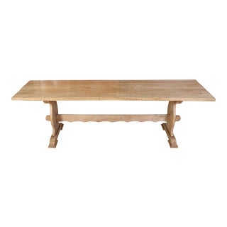 A Long Oak Farm Table For Sale