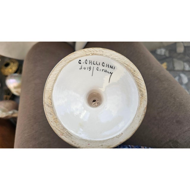 Porcelain Pitcher by G. Gallichani, Italy, 1950s For Sale - Image 6 of 11