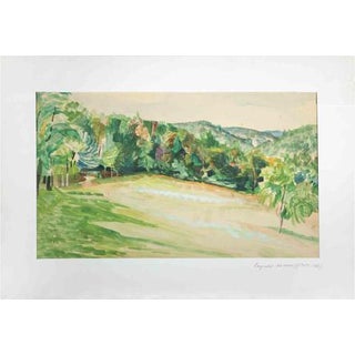 Reynold Arnould 1, Landscape Drawing, 1960, Watercolor For Sale