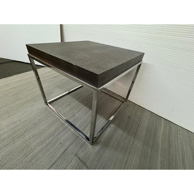 Van Thiel for Restoration Hardware Nicholas Side Table For Sale - Image 9 of 12