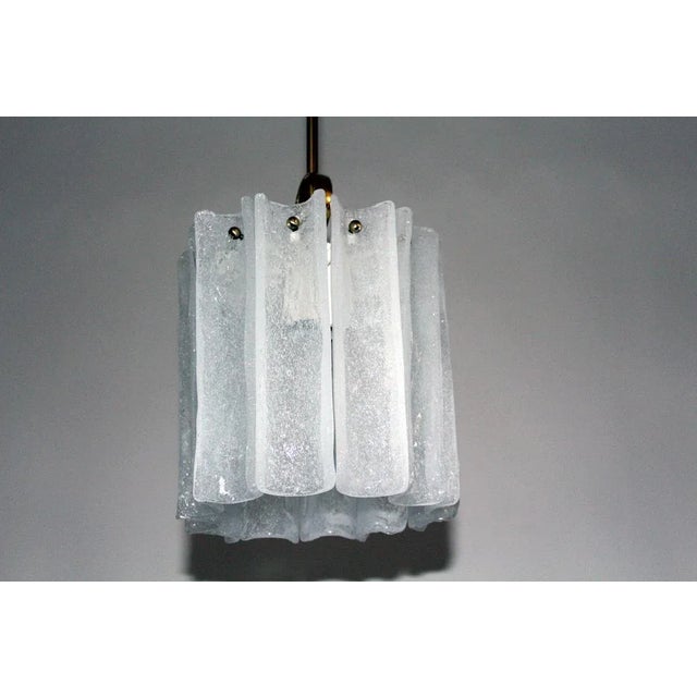 Kalmar Glass Pendant Lamp from Kalmar, 1960s For Sale - Image 4 of 10