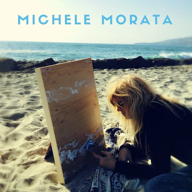 "Dream" Original Abstract Seascape Coastal Aqua Painting ~ Large Teal Green Art With Beach Sand For Sale - Image 11 of 11