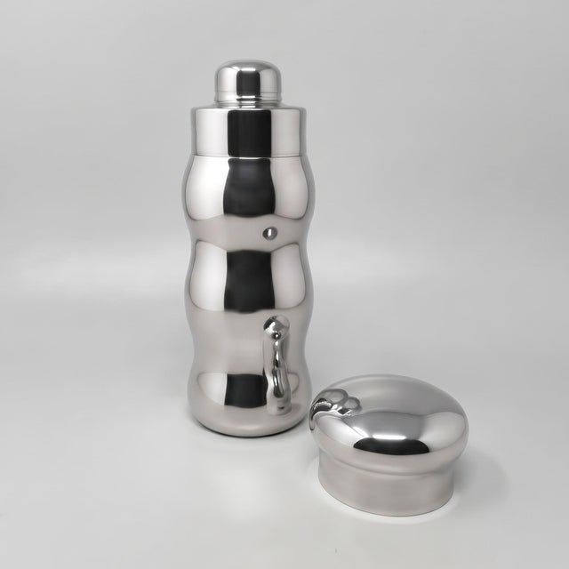 Mid-Century Modern Vintage Italian Cocktail Shaker by Andrea Fontebasso, 1970s For Sale - Image 3 of 7