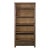 Mission Open Shelf Bookcase - Walnut For Sale