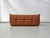 French Togo Sofa in Thick Cognac Cow Leather by Michel Ducaroy for Ligne Roset For Sale - Image 13 of 15