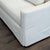 Textile Restoration Hardware Belgian White Slipcovered Fabric Loveseat With Cushions For Sale - Image 7 of 9