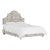 Halsted Bed in Cream Grey Washed Cheetah, King For Sale
