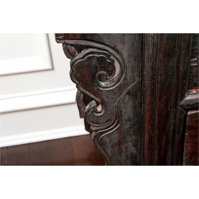 Brown Antique Chinese Ming Dynasty Butterfly Cabinet For Sale - Image 8 of 13