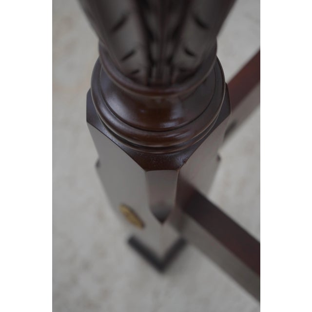 Brown Statton Queen Size 4 Post Poster Bed For Sale - Image 8 of 12