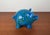 Mid-Century Modern Italian Rimini Blu Pottery Piggy Penny Bank Figurine by Aldo Londi for Bitossi, 1960s For Sale - Image 9 of 18