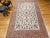 Vintage Persian Tabriz Rug, Hand-Knotted Wool & Silk, Allover Floral Pattern, Ivory & Pale Red, 7x10 For Sale - Image 10 of 18