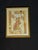 Wood Asian-Inspired Figure Wall Art With Calligraphy Details For Sale - Image 7 of 8
