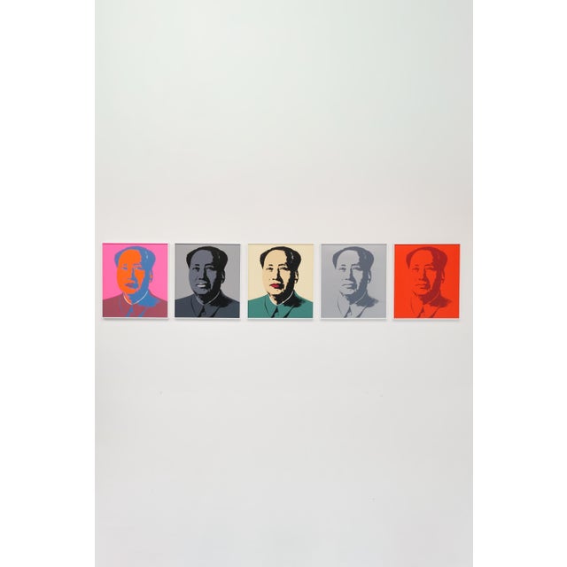 Andy Warhol, Mao Portfolio, 1950s, Silkscreen, Set of 5 For Sale - Image 14 of 14
