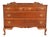 Berkey & Gay Antique Queen Anne Burled Walnut Four-Drawer Dresser, Circa 1920s For Sale