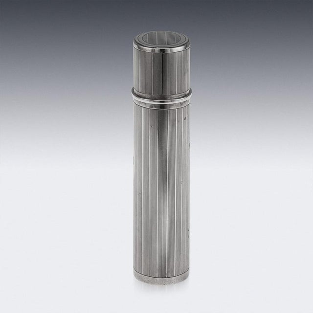 Antique American Silver Cigar Tube by Tiffany & Co., 20th Century For Sale - Image 4 of 15