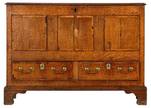 George III English Oak Mule Chest, 1780