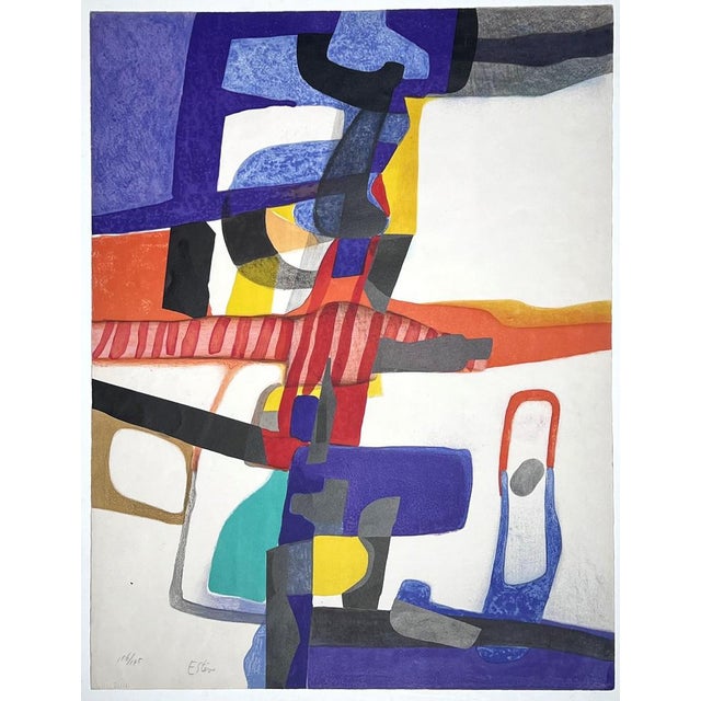 Modern Maurice Estève, Grand Pavois, 1956, Lithograph For Sale - Image 3 of 9