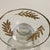 Gold 1960s Set of 8 24k Gold Encrusted Crystal Liqueur Footed Mini Tumbler Glasses Barware Set For Sale - Image 8 of 13